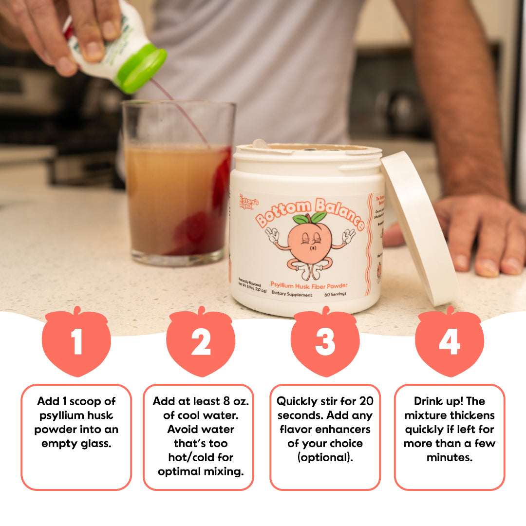 Bottom Balance Psyllium Husk Fiber Powder